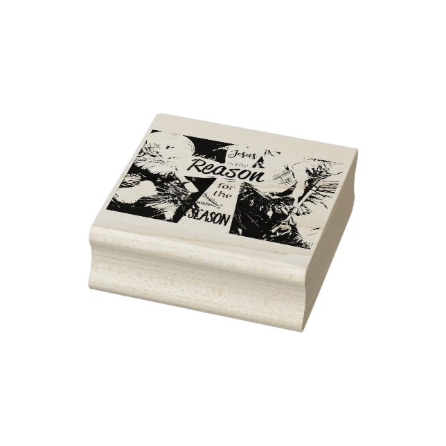 Jesus ist der Grund Gummistempel (Stempel)