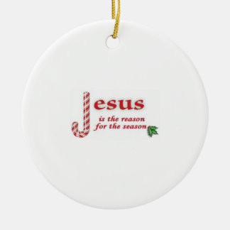 Jesus ist der Grund Keramikornament