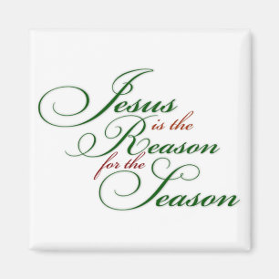 Jesus ist der Grund Magnet