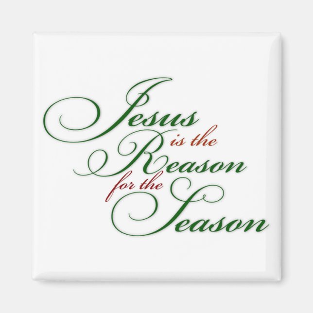 Jesus ist der Grund Magnet (Vorne)