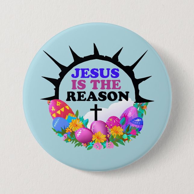 Jesus ist der Grund - Osterreich Button (Vorderseite)