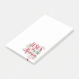 Jesus ist der Grund Post-it Klebezettel