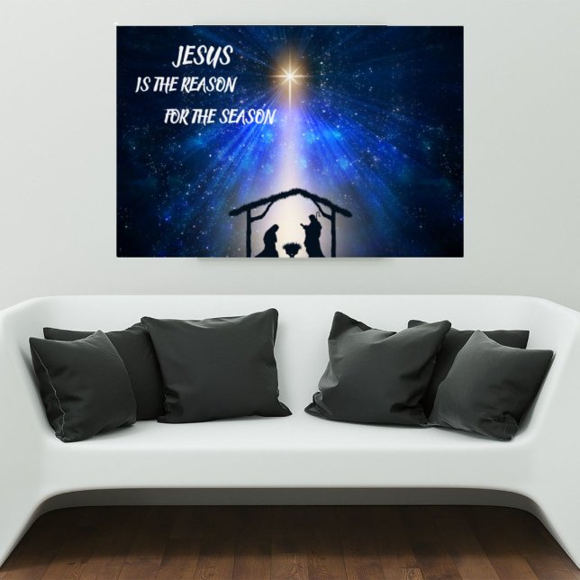 Jesus ist der Grund Poster Weihnachtskrippe (Von Creator hochgeladen)