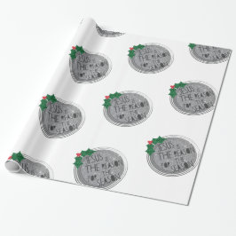 Jesus ist der Grund während der Jahreszeit Geschenkpapier