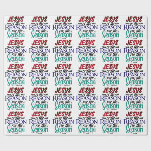 "Jesus ist der Grund" Weihnachtspapier Geschenkpapier