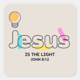Jesus ist der helle Sticker