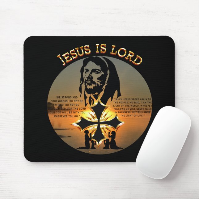 Jesus ist der Herr Mousepad (Mit Mouse)