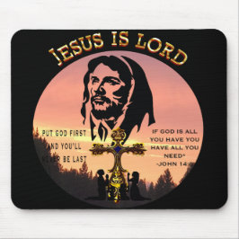 Jesus ist der Herr Mousepad