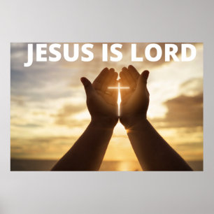 Jesus ist der Herr Poster