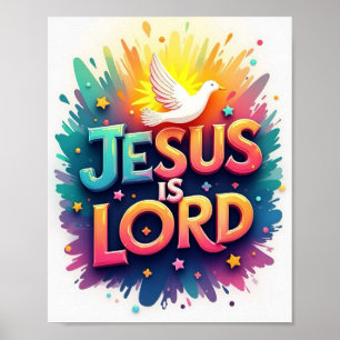 Jesus ist der Herr Poster