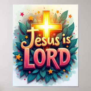 Jesus ist der Herr Poster