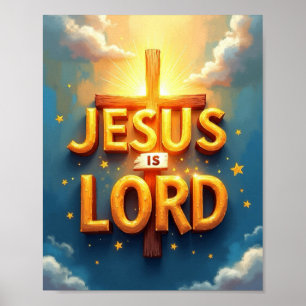 Jesus ist der Herr Poster