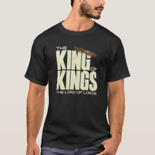 Jesus ist der König der Könige Kreuzkronen T-Shirt