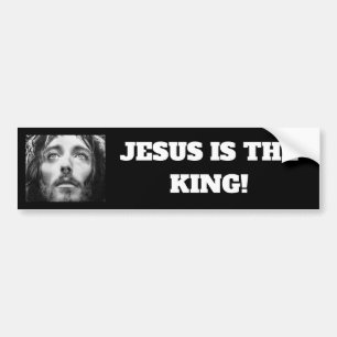 "Jesus ist der König" Vinyl-Autoaufkleber Autoaufkleber