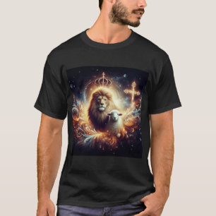 Jesus ist der Löwe und das Lamm T-Shirt