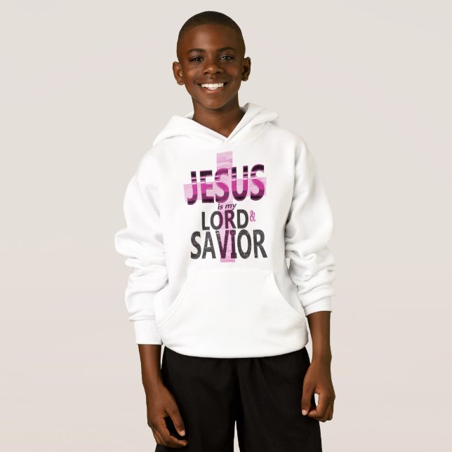 Jesus ist der mein Hoodie Lord-und Retter-Kindes (Vorne ganz)