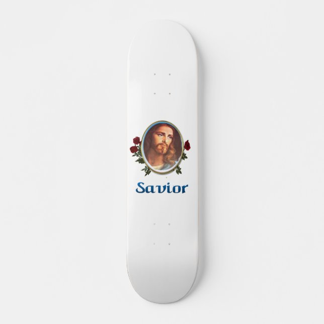 Jesus ist der Retter Skateboard (Vorne)
