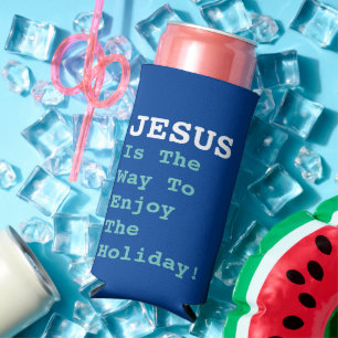"JESUS ist der richtige Weg, um den Urlaub zu geni Selters Dosenkühler