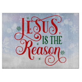 Jesus ist der Vorstand der Jahreszeit Schneidebrett