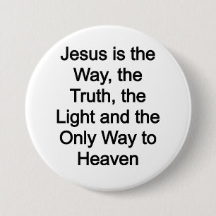 Jesus ist der Weg Button