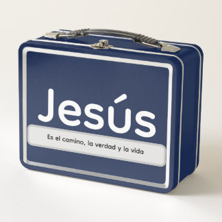 Jesus ist der Weg, die Wahrheit und das Leben Metall Brotdose