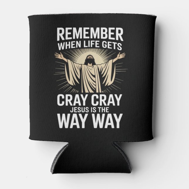 Jesus ist der Weg, Weihnachten Funny Faith Religio Dosenkühler (Vorderseite)