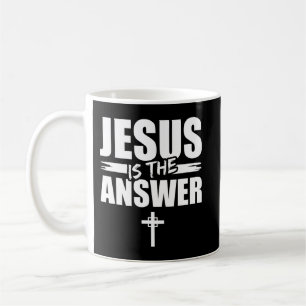 Jesus ist die Antwort Jesus T-ShirtSind Sie ein Pa Kaffeetasse