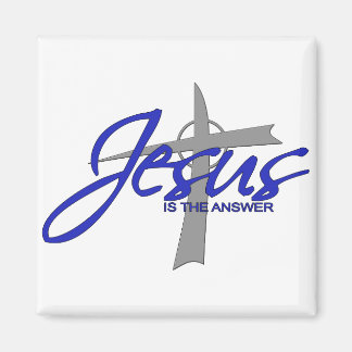 Jesus ist die Antwort Magnet
