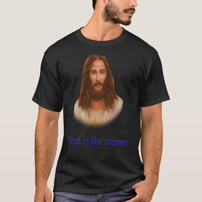 Jesus ist die Antwort T-Shirt (Vorderseite)