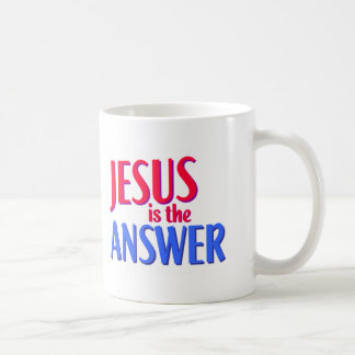 Jesus ist die Antwort Tasse