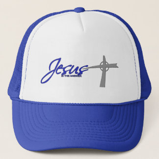 Jesus ist die Antwort Truckerkappe