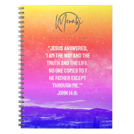 Jesus ist die Art, wie Spiral Foto Notebook Notizblock