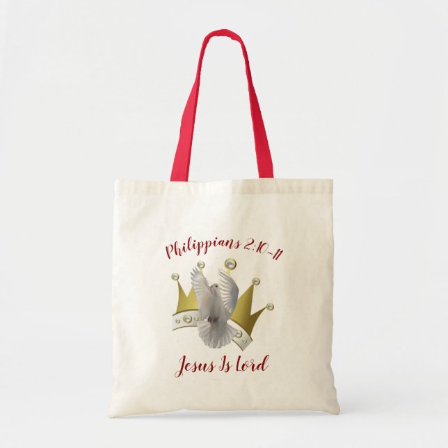 Jesus ist die Lord Budget Tasche (Vorne)
