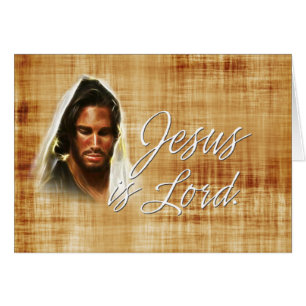 Jesus ist die Lord Card