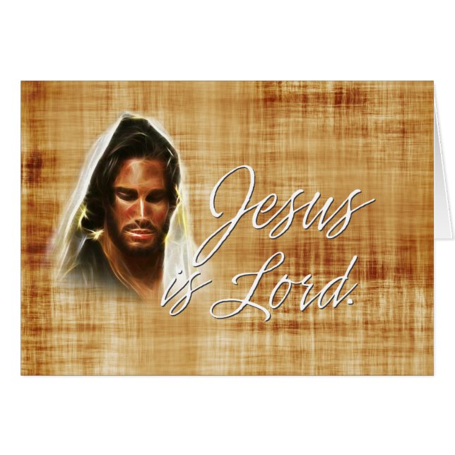 Jesus ist die Lord Card (Vorderseite (Horizontal))