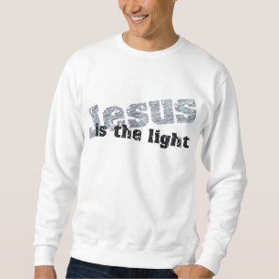 Jesus ist die noir Licht 2 Effet gris Sweatshirt