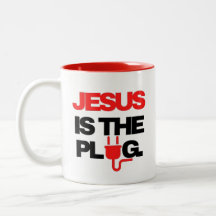 JESUS ist die Plug-Tasse