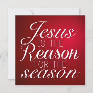 Jesus ist die Weihnachtszeit Einladung