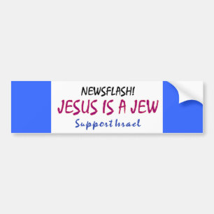 Jesus ist ein Jude Autoaufkleber