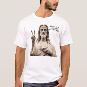 Jesus ist ein Liberaldemokrat T-Shirt