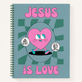 Jesus ist ein Liebe-Notebook Notizbuch