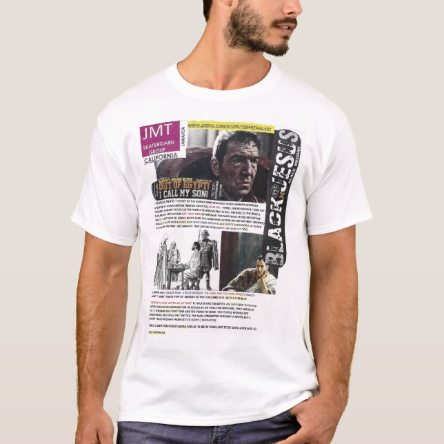 JESUS IST EIN SCHWARZER MESSIAH Men's Basic T - Sh T-Shirt (Vorderseite)