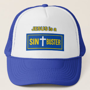JESUS ist ein Sündenbekämpfer - Christlich Truckerkappe