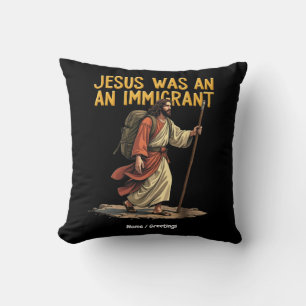 Jesus ist eine einzigartige Cross-Design-Unterstüt Kissen