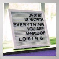Jesus ist es wert, alles Christliche Zeichen zu ha