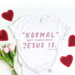 Jesus ist für sie zurück T - Shirt<br><div class="desc">Christlicher T - Shirt mit dem biblischen Vers aus Offenbarung 14 (Jesus kommt zurück). In gemischter Kalligraphie & minimalistischer Typografie. Dieses trendige,  moderne Design ist das perfekte Geschenk- und Modestatement. #christlich #religion #scription #religion #bible #jesus</div>