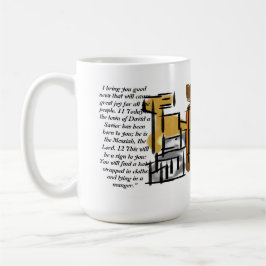 Jesus ist geboren kaffeetasse