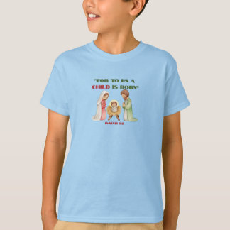 Jesus ist geboren - Weihnachtsthema T-Shirt