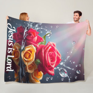 Jesus ist Herr - Flanelldecke, 150x200 cm Fleecedecke