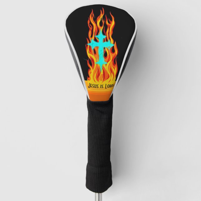 Jesus ist Herr Golf Headcover (Vorderseite)